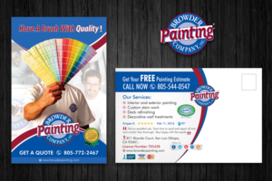 Diseño de Postal por ecorokerz para Browder Painting Company | Diseño: #10183758