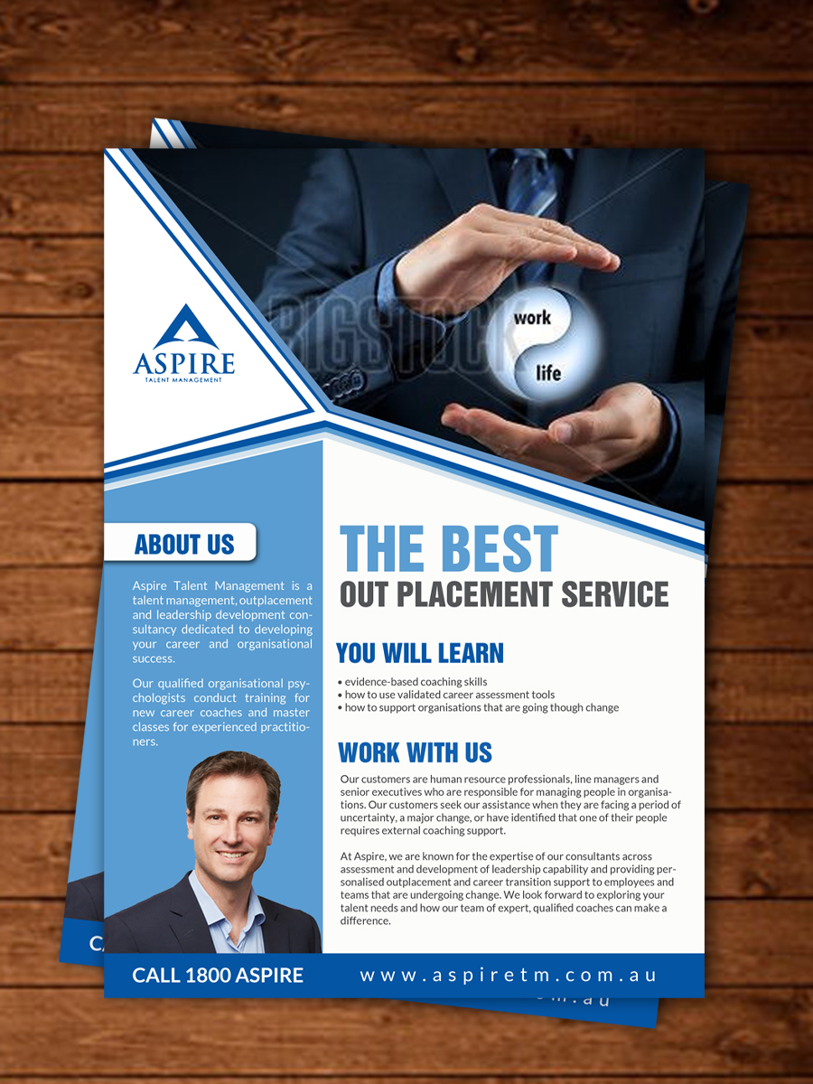 training flyer design