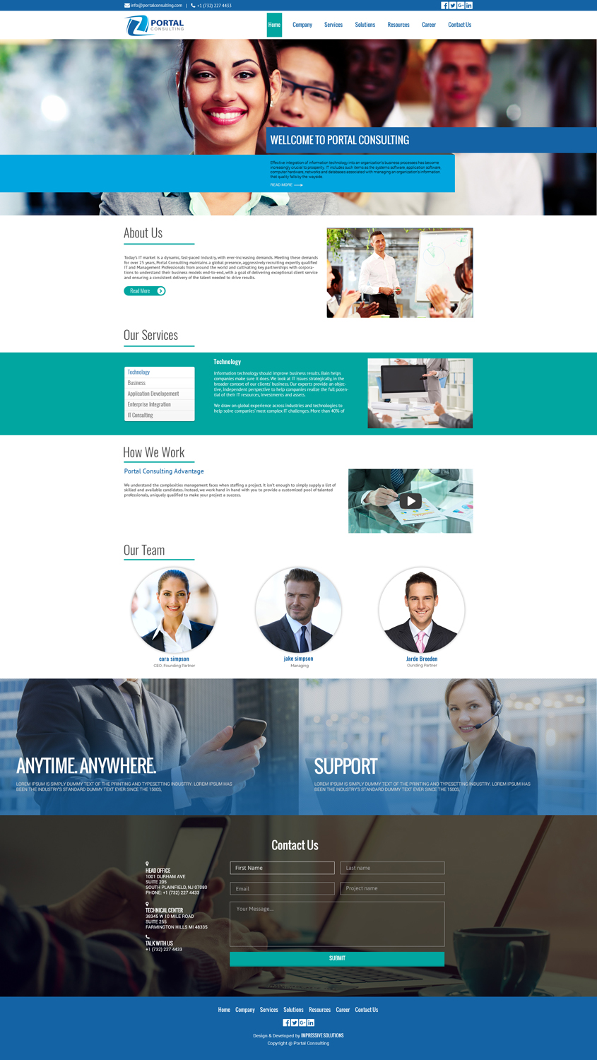 Web Design by Impressive Sol for this project | Design #10260619