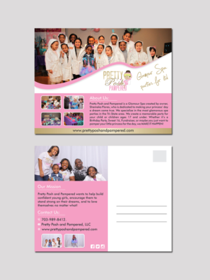 Postcard Design by ecorokerz for Pretty posh and pampered  | Design #10109894