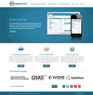 Wordpress Design by pb for Ocius Digital | Design: #2157267