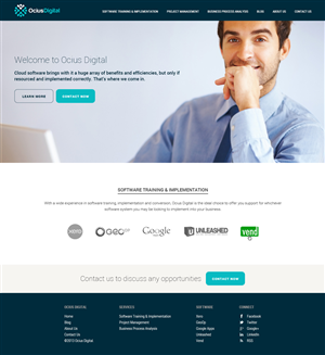 Wordpress Design by MIND for Ocius Digital | Design: #2159710