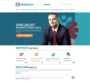Wordpress Design by TechWise for Ocius Digital | Design: #2167485