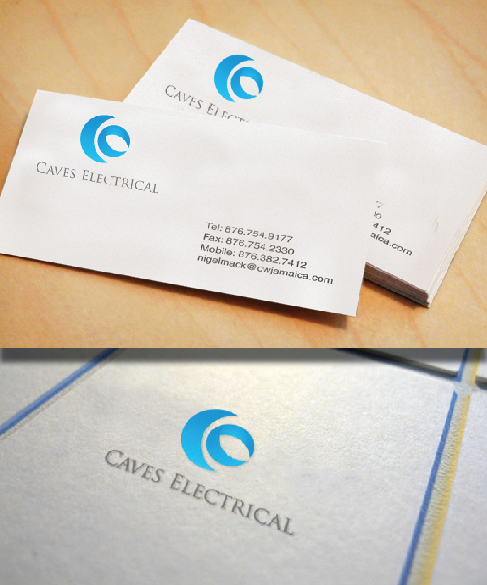 Logo Design by Umedia for Caves Electrical  | Design #2191240