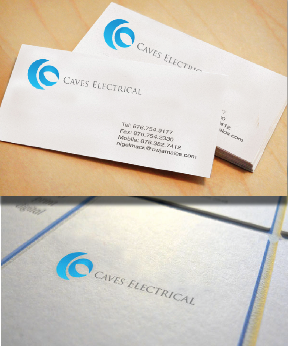 Logo Design by Umedia for Caves Electrical  | Design #2191241