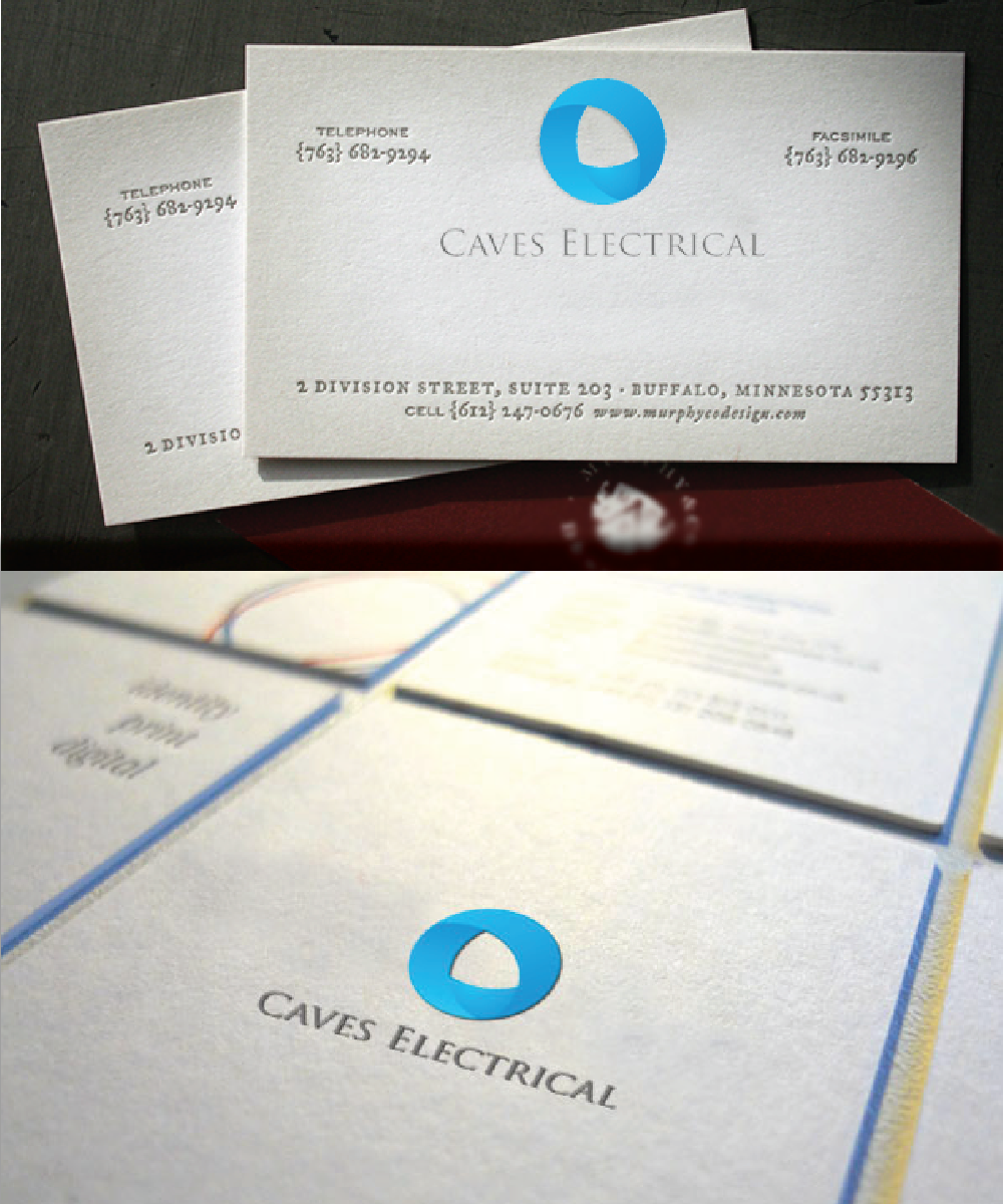 Logo Design by Umedia for Caves Electrical  | Design #2191243