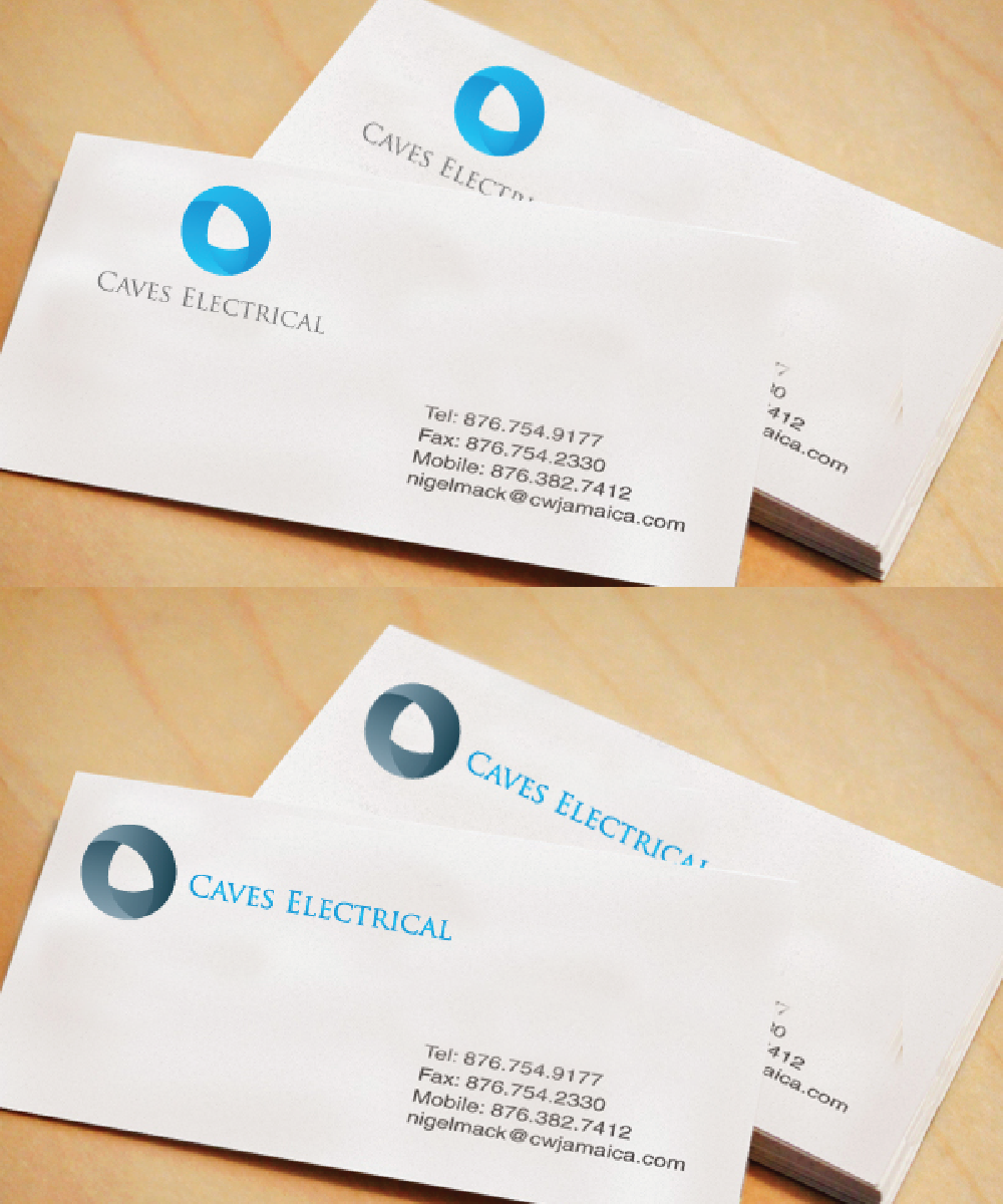 Logo Design by Umedia for Caves Electrical  | Design #2191244