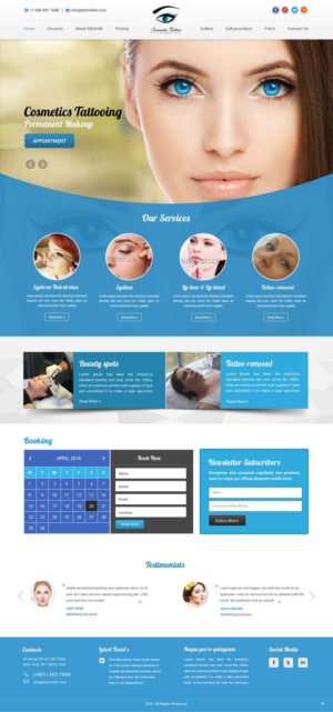 Web Design by pb for this project | Design: #10307113