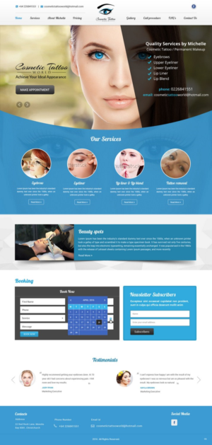 Web Design by pb for this project | Design: #10322788