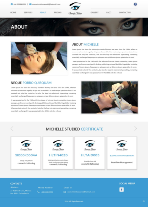Web Design by pb for this project | Design: #10342048