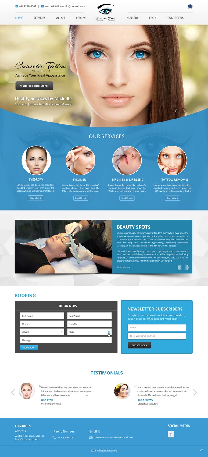 Web Design by pb for this project | Design #10342051