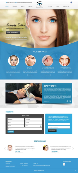 Web Design by pb for this project | Design: #10342051