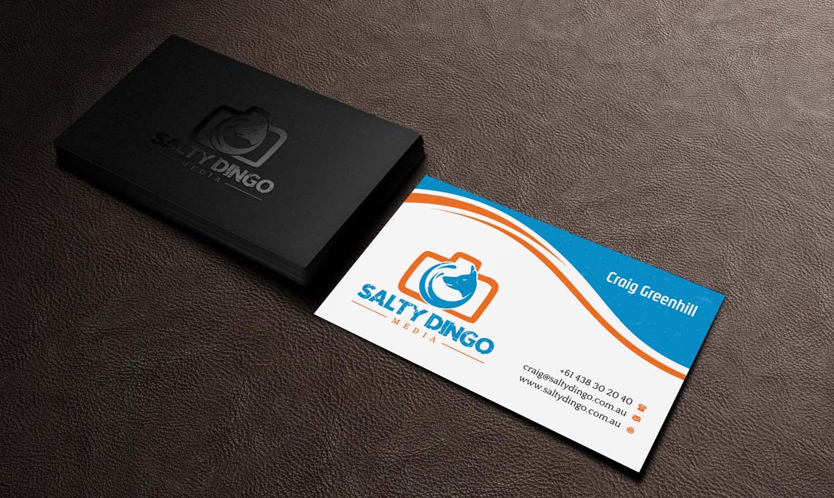 Business Card Design by INDIAN_Ashok for Salty Dingo | Design #10092361