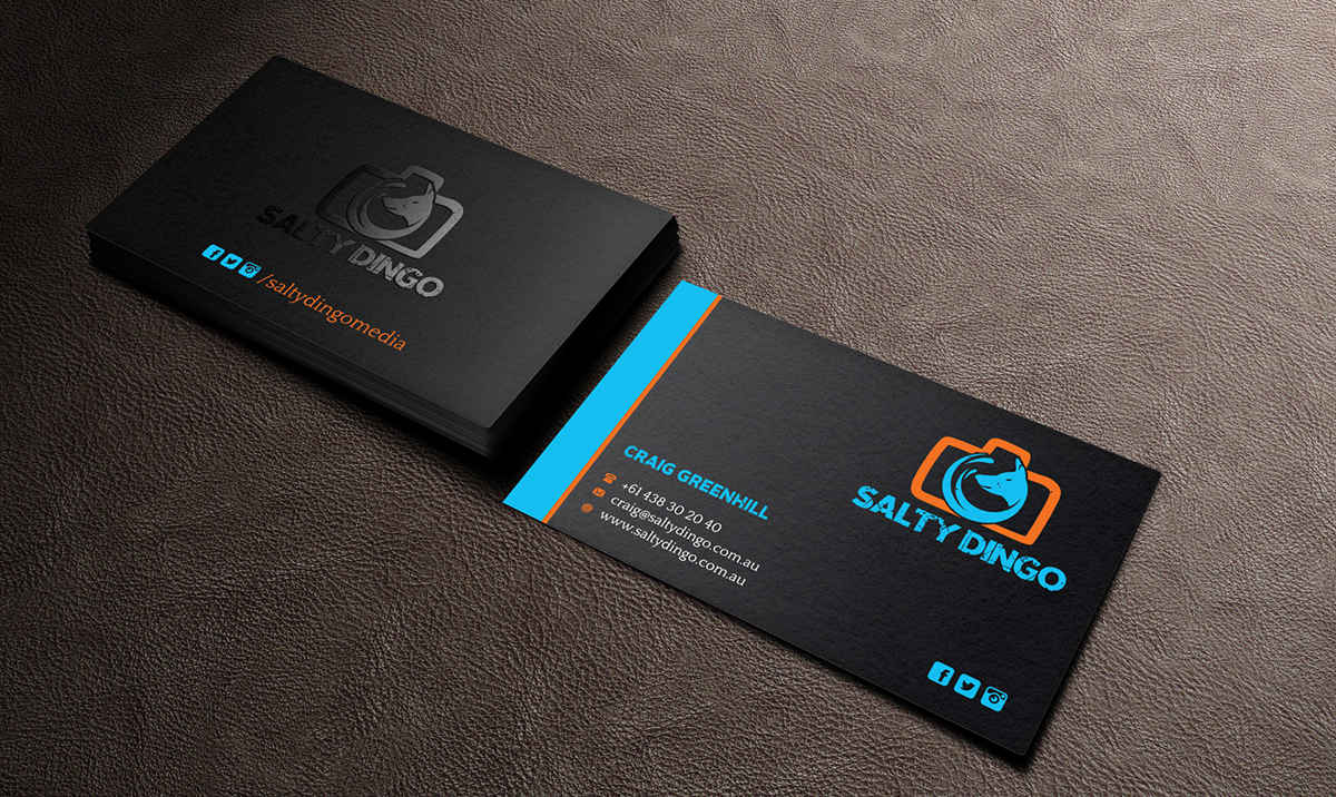 Business Card Design by INDIAN_Ashok for Salty Dingo | Design #10131867