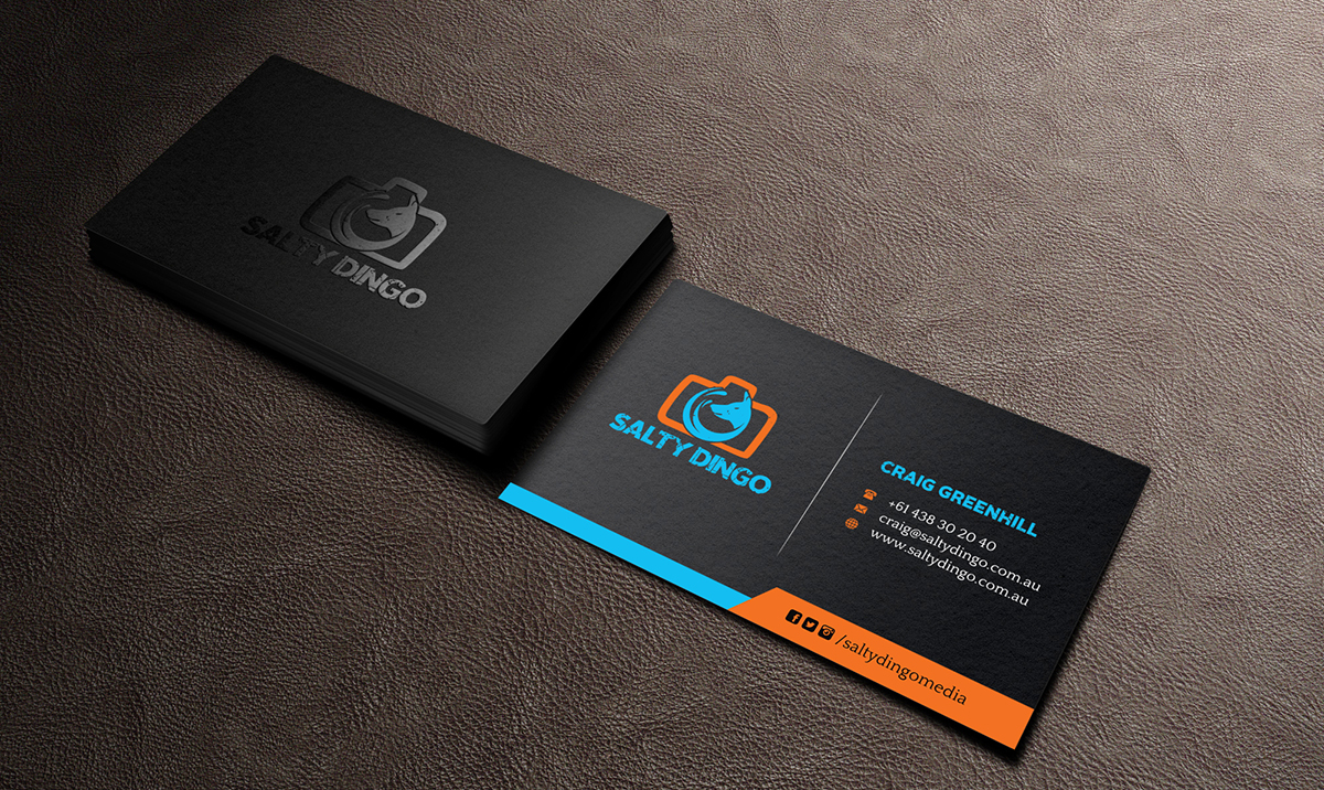 Visitenkarten-Design von INDIAN_Ashok für Salty Dingo | Design #10131869