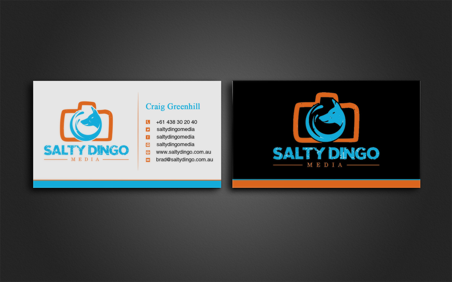 Diseño de Tarjeta de Presentación por Lanka Ama para Salty Dingo | Diseño #10096844