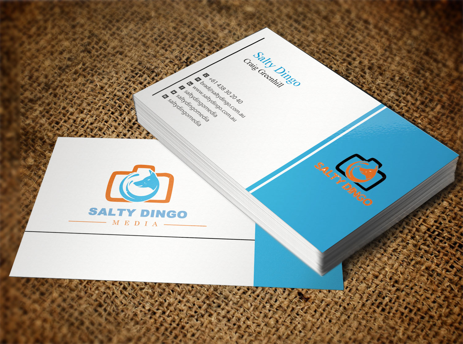 Visitenkarten-Design von Lanka Ama für Salty Dingo | Design #10096856