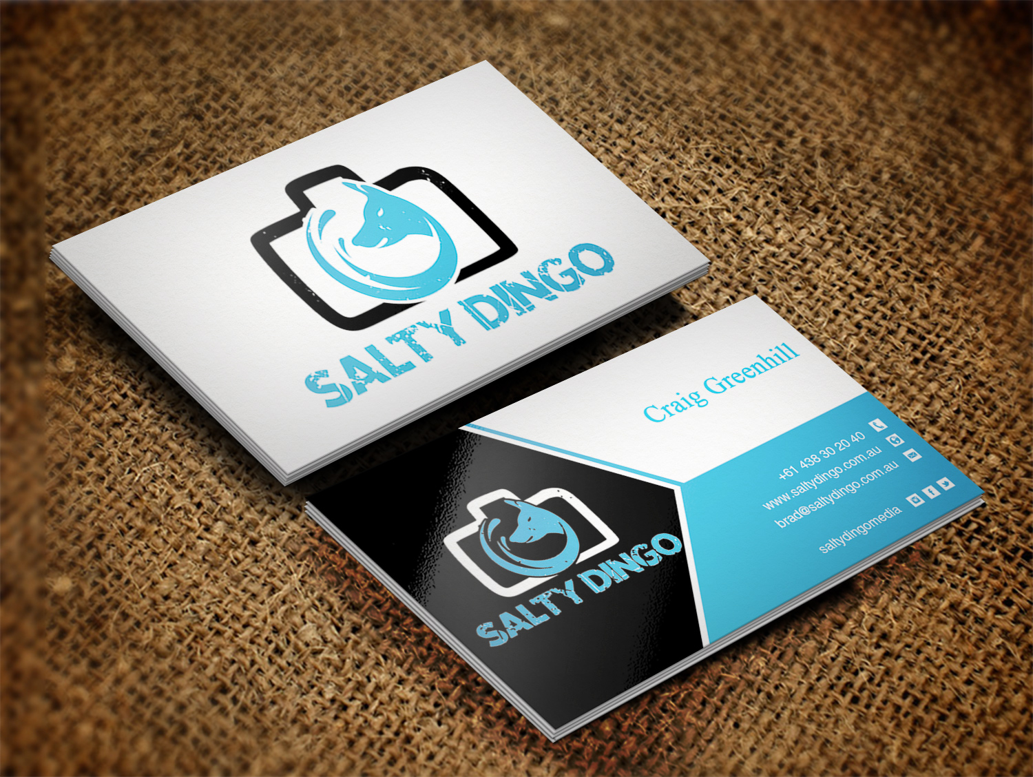 Visitenkarten-Design von Lanka Ama für Salty Dingo | Design #10140805