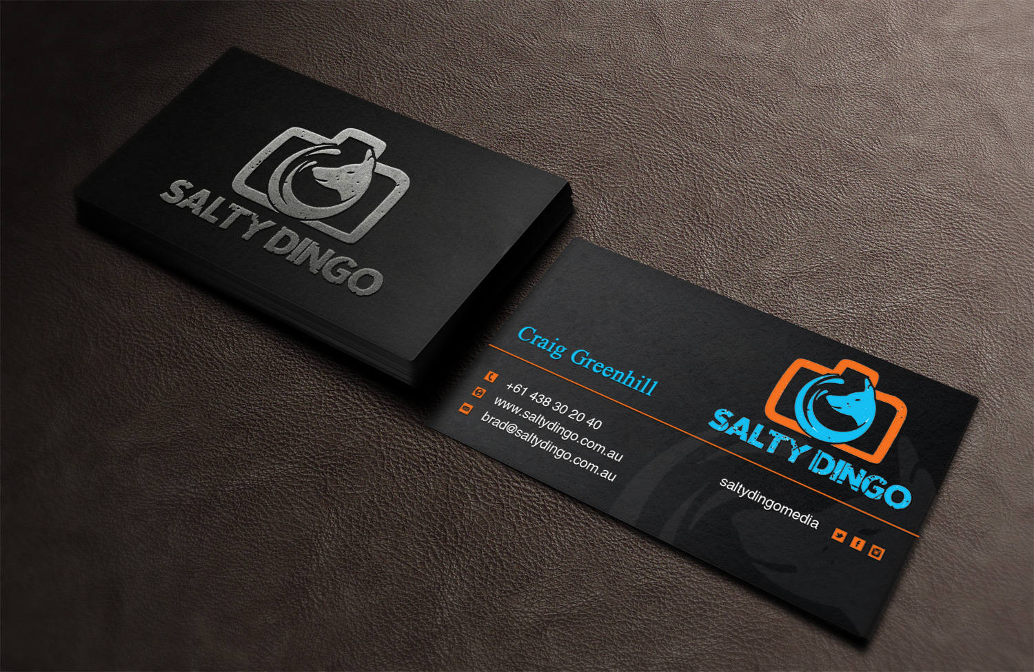 Visitenkarten-Design von Lanka Ama für Salty Dingo | Design #10140810