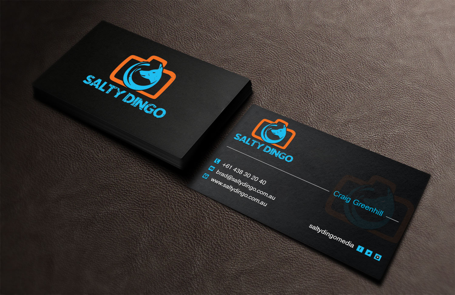 Visitenkarten-Design von Lanka Ama für Salty Dingo | Design #10140885