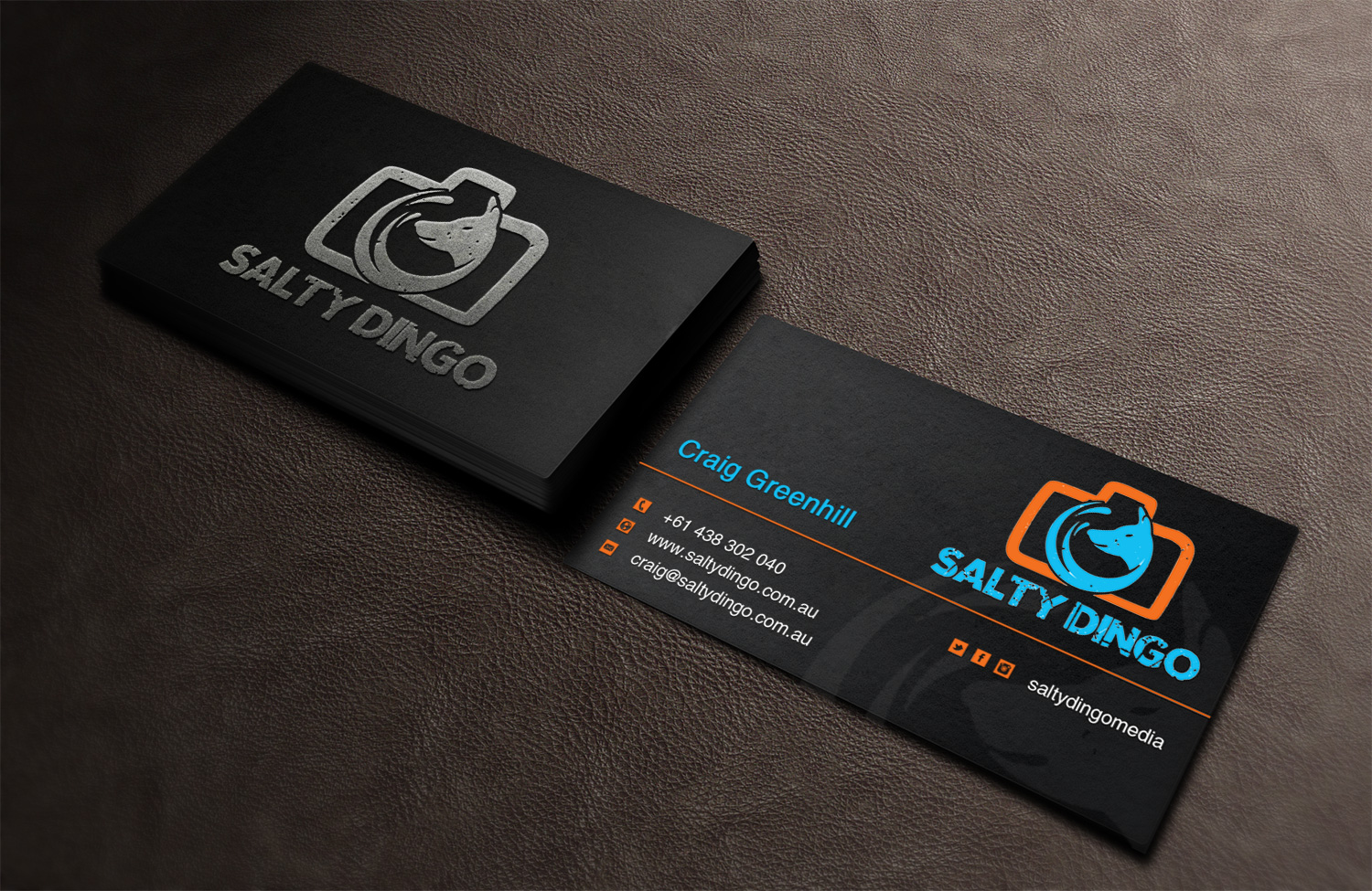 Visitenkarten-Design von Lanka Ama für Salty Dingo | Design #10206935