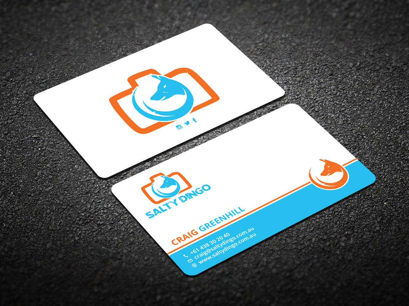 Visitenkarten-Design von Verified artistry für Salty Dingo | Design #10105788