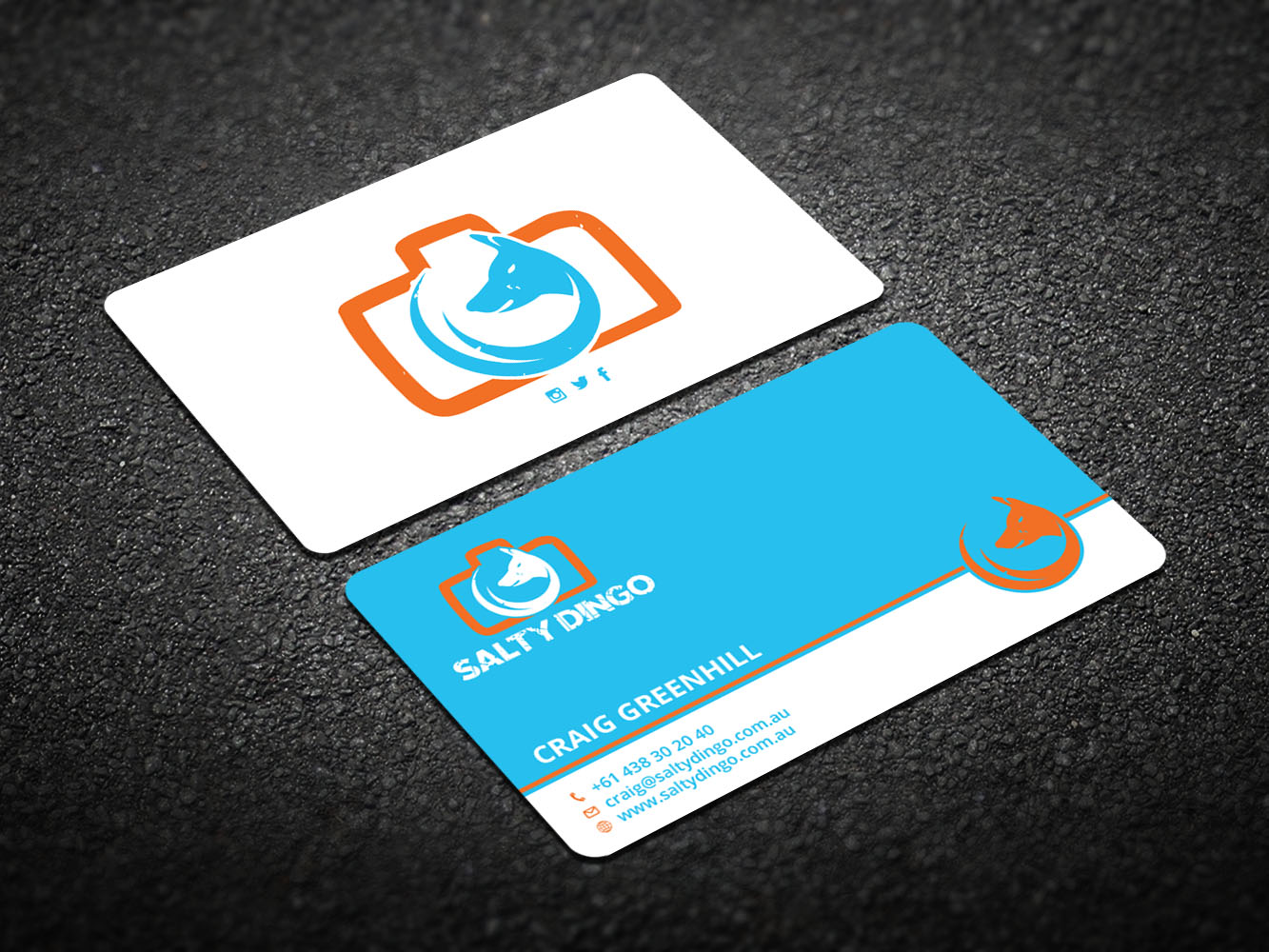 Visitenkarten-Design von Verified artistry für Salty Dingo | Design #10105790