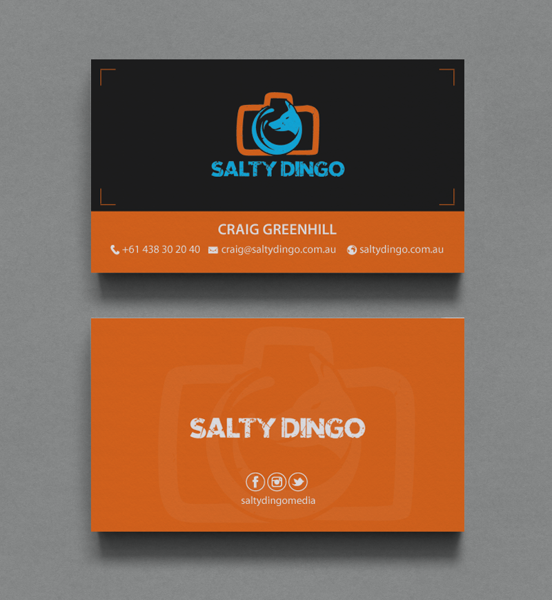 Design de Carte de Visite par chandrayaan.creative pour Salty Dingo | Design #10129535