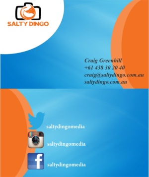 Design de Carte de Visite par shafrazmohamed106 pour Salty Dingo | Design : #10144060