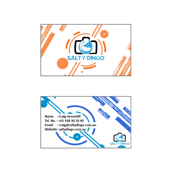 Business Card Design by laurakimbarclay for Salty Dingo | Design #10094928