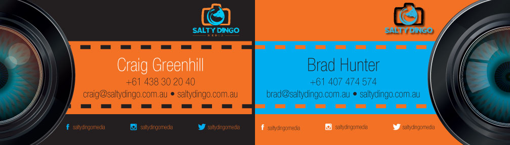Business Card Design by johnsen designs for Salty Dingo | Design #10169782