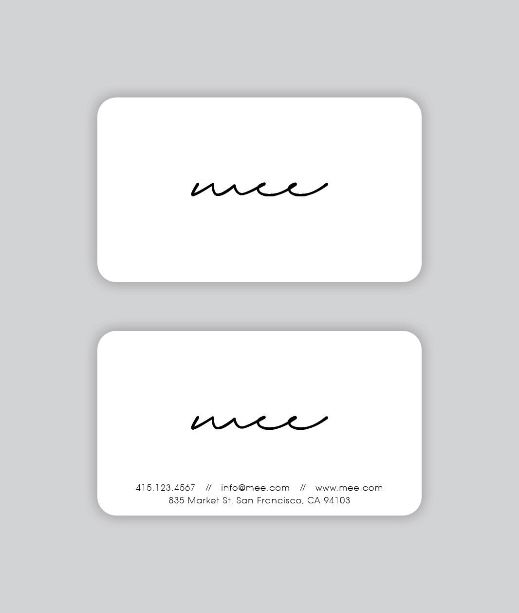 Business Card Design by MIND for mee | Design: #10194817