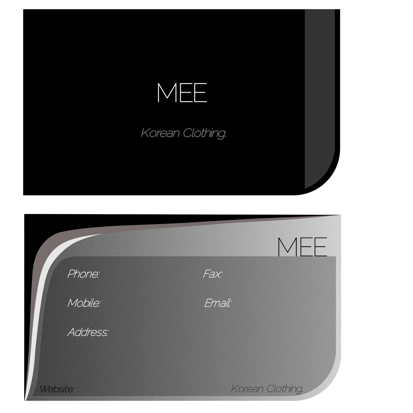 Business Card Design by Cameron Smith  for mee | Design #10193552