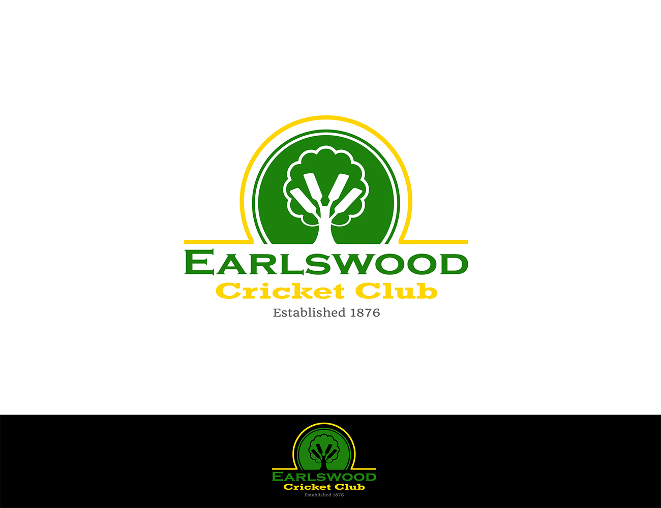 Logo Design by goranvisnjic82 for Earlswood Cricket Club | Design #10097528