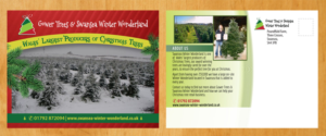 Postcard Design by Venus L. Penaflor for gower fresh christmas trees | Design #10144493