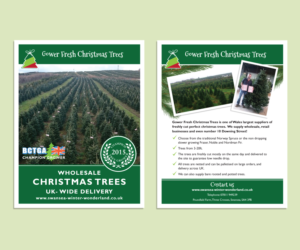 Diseño de Postal por digi-b para gower fresh christmas trees | Diseño: #10173289