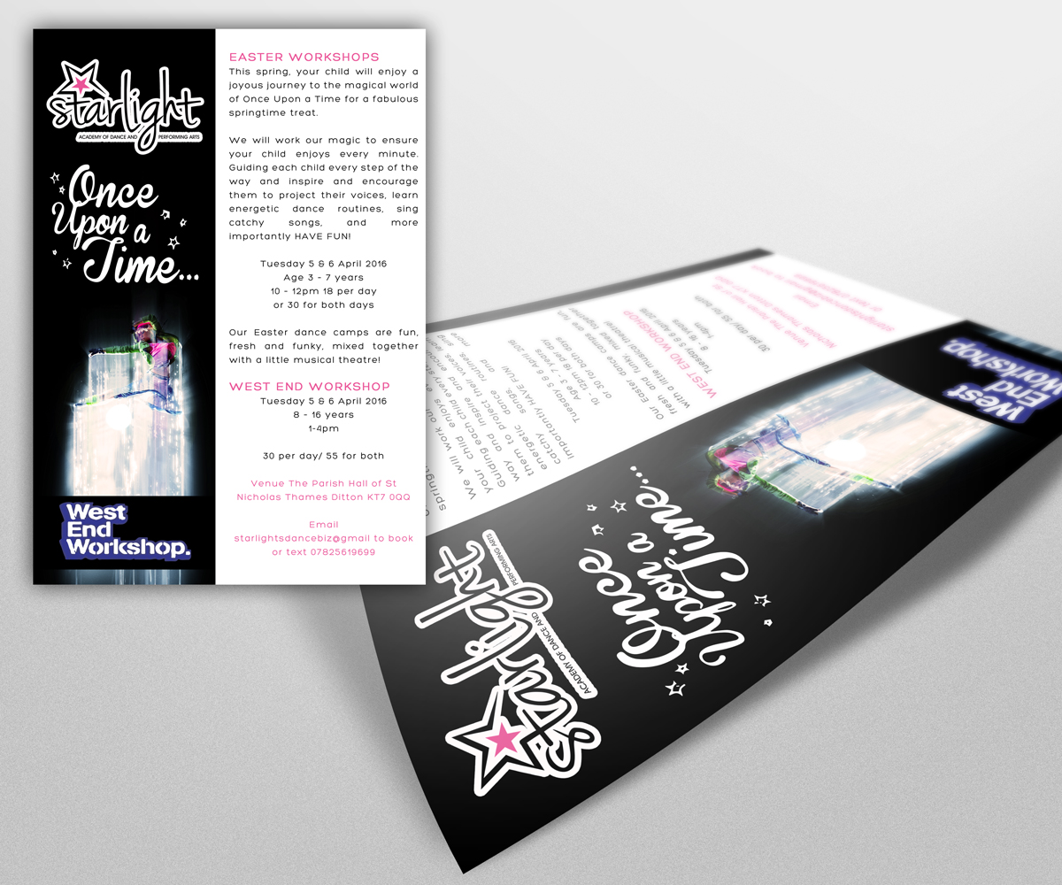 Diseño de Flyer por at-as para Starlight Dance Academy | Diseño #10095118