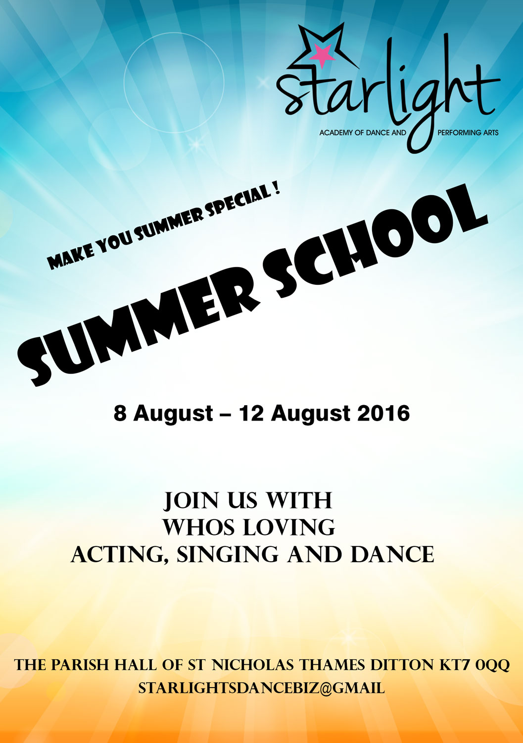 Flyer Design by sholina_7 for Starlight Dance Academy | Design #10124444