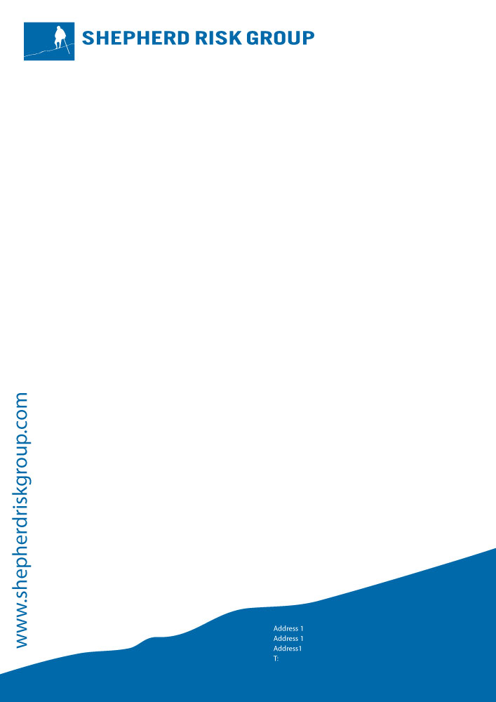 Letterhead Design by Neoguy for Shepherd Risk Group | Design #2149626