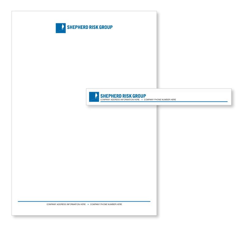 Briefkopf-Design von H2Design für Shepherd Risk Group | Design #2154724