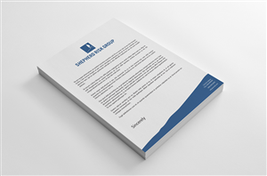 Shepherd Risk Group Letterhead Design Project | Letterhead Design by IGlowCreationz