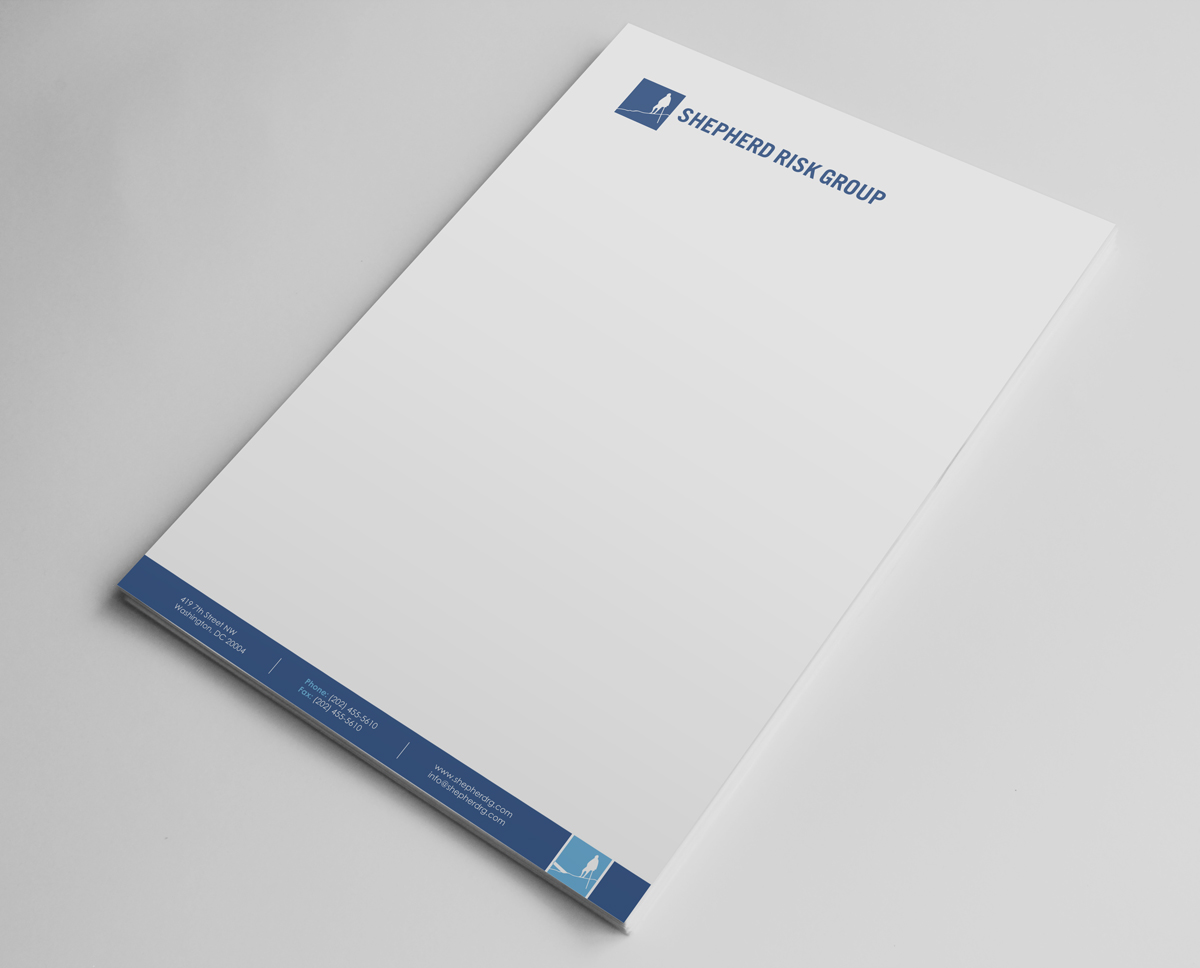 Letterhead Design by logodentity for Shepherd Risk Group | Design #2154620