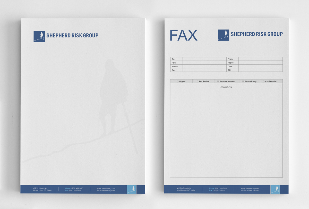 Briefkopf-Design von logodentity für Shepherd Risk Group | Design #2154625