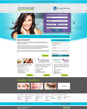 Web Design by mannybrie for LASIK MD | Design #2196854