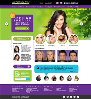 Web Design by hammer for LASIK MD | Design #2215789