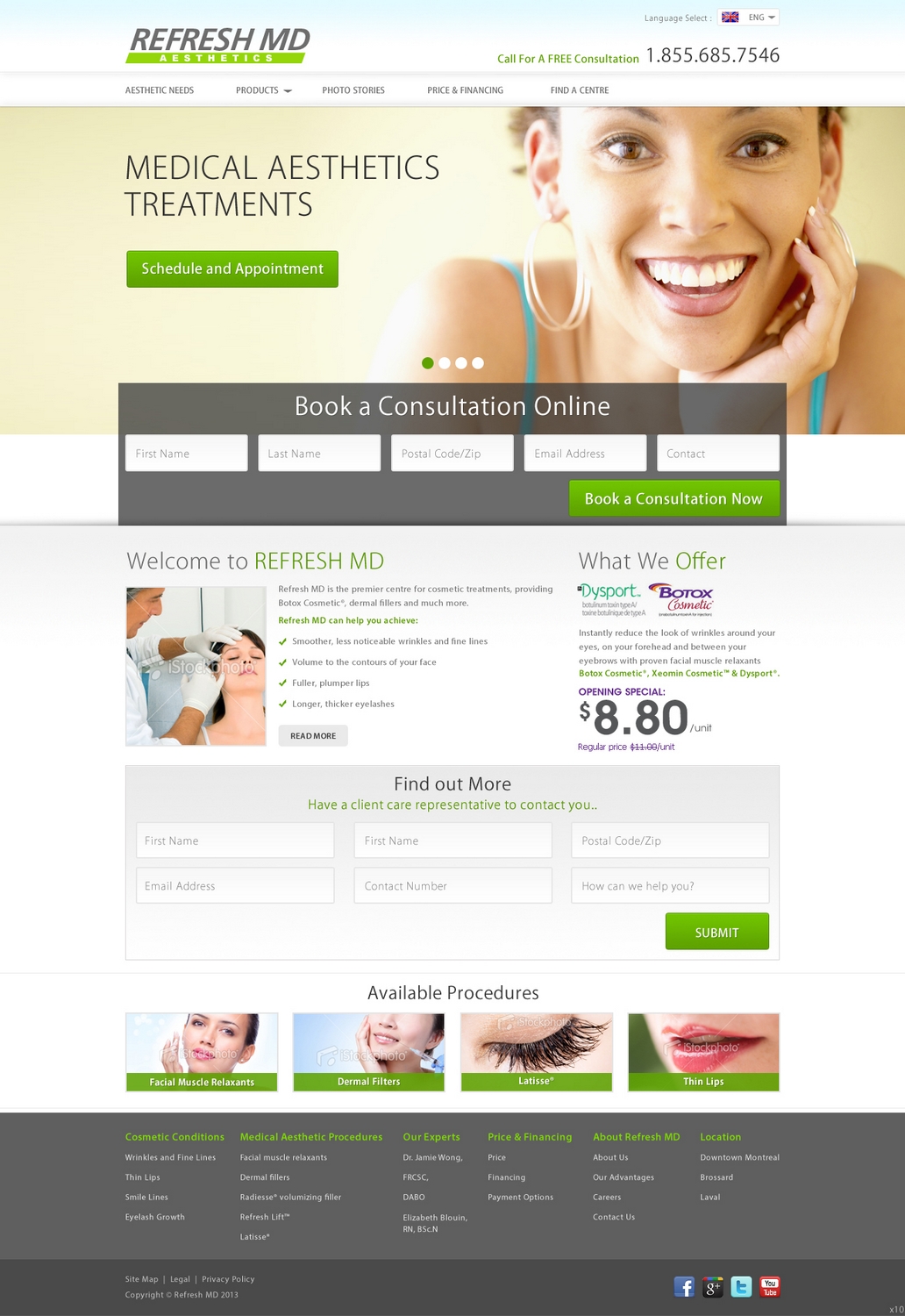 Web Design by pb for LASIK MD | Design #2157289