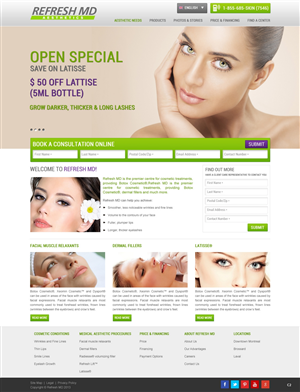 Web Design by pb for LASIK MD | Design: #2157300