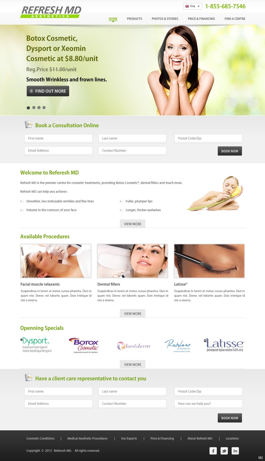 Web Design by pb for LASIK MD | Design #2157317