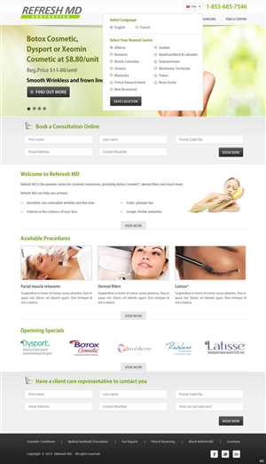 Web Design by pb for LASIK MD | Design: #2157318