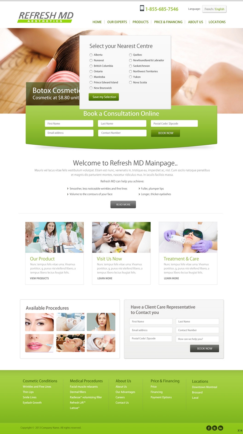 Web Design by pb for LASIK MD | Design #2166443